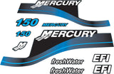 Mercury Marine 150 HP Outboards Motor Top Cowl Cove Decal Sticker Set 854294A00, 808553A00, 808552A00 - SOXA Marine