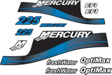 Mercury Marine 225 HP Outboards Motor Top Cowl Cove Decal Sticker Set 824105A00，855408A00，824105A02 - SOXA Marine