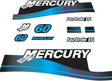 Mercury Marine 60 HP Outboards Motor Top Cowl Cove Decal Sticker Set 879753A01, 826313A01, 883526A02, 804704A00 - SOXA Marine