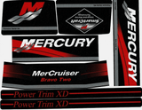Mercury MerCruiser Stern Drive Engine Decals Sticker Kit Set 37 - 13722A90 Fit Bravo Two - SOXA Marine