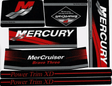 Mercury MerCruiser Stern Drive Engine Decals Sticker Kit Set 37 - 805338A93 Fit Bravo Three - SOXA Marine