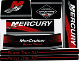 Mercury MerCruiser Stern Drive Engine Decals Sticker Kit Set 37 - 805338A93 Fit Bravo Three - SOXA Marine