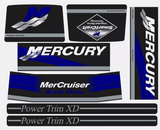 Mercury MerCruiser Stern Drive Engine Decals Sticker Kit Set 37 - 805338A93 Fit Bravo Three - SOXA Marine