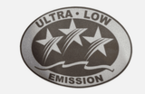 Outboard California 3 Stars Ultra - Low Emission Decal Sticker for Yamaha Suzuki Mercury Honda Tohatsu Evinrude Johnson OMC Outboards Marine - SOXA Marine