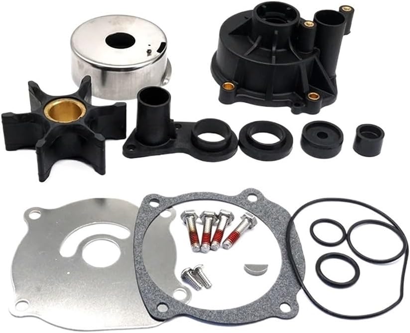 Soxa Marine 0395073 Outboard Water Pump Impeller Repair Service Kit for Johnson Evinrude OMC Outboards 85 - 235 HP Boat Motor Engine Replace Sierra Marine 18 - 3393 395073 - SOXA Marine