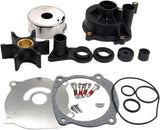 Soxa Marine 0395073 Outboard Water Pump Impeller Repair Service Kit for Johnson Evinrude OMC Outboards 85 - 235 HP Boat Motor Engine Replace Sierra Marine 18 - 3393 395073 - SOXA Marine