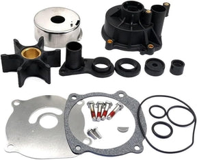 Soxa Marine 0395073 Outboard Water Pump Impeller Repair Service Kit for Johnson Evinrude OMC Outboards 85 - 235 HP Boat Motor Engine Replace Sierra Marine 18 - 3393 395073 - SOXA Marine