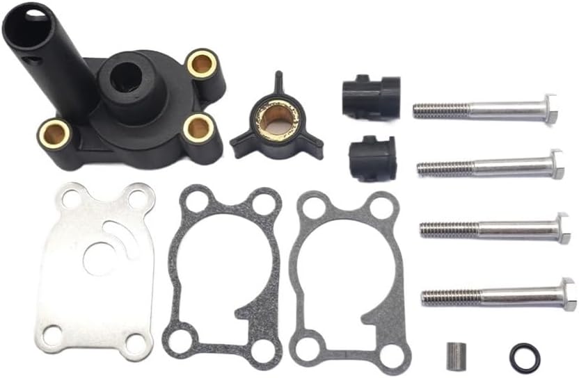 Soxa Marine 0436737 Outboard Water Pump Impeller Repair Service Kit for Johnson Evinrude OMC Outboards 4HP E4 BE4 4RDHL Boat Motor Engine Replace 436737 - SOXA Marine