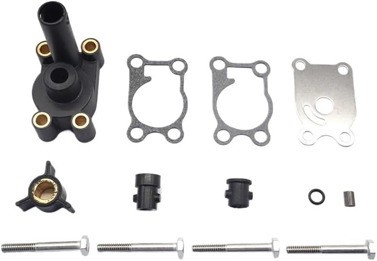 Soxa Marine 0436737 Outboard Water Pump Impeller Repair Service Kit for Johnson Evinrude OMC Outboards 4HP E4 BE4 4RDHL Boat Motor Engine Replace 436737 - SOXA Marine