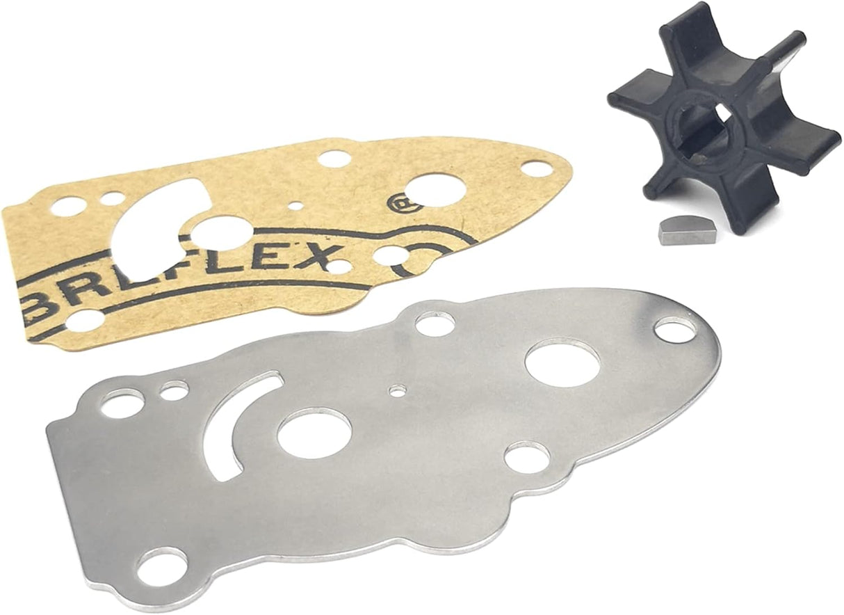 Soxa Marine 17400 - 98550 Outboard Water Pump Impeller Repair Service Kit for Suzuki 6 8 9.9 15 HP DT5 DT6 DT8 DT9.9 DT15 DT15C Boat Motor Engine Replacement Sierra 18 - 3259 17400 - 98551 - SOXA Marine