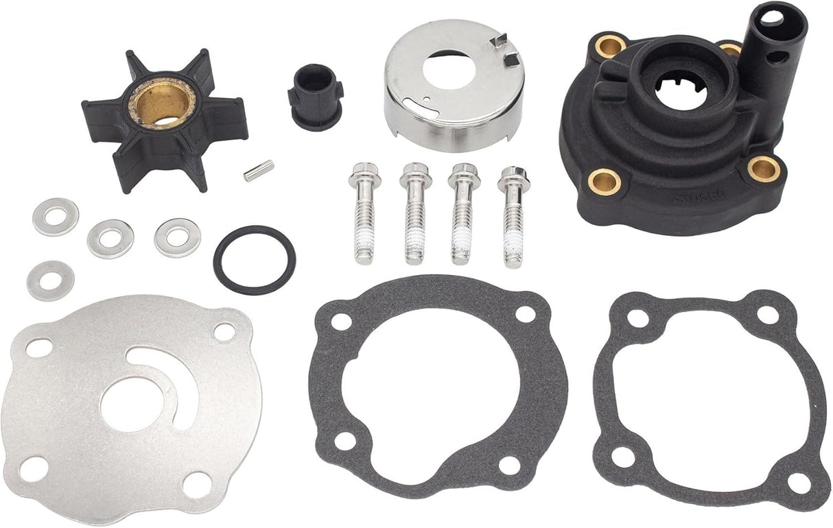 Soxa Marine 389611 Outboard Water Pump Impeller Repair Service Kit for Johnson Evinrude OMC Outboards 25 35 HP Boat Motor Engine Replace 0389611 - SOXA Marine