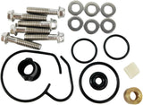 Soxa Marine 393630 Outboard Water Pump Impeller Repair Service Kit 437909 for Johnson Evinrude OMC Outboards 20 25 30 35 HP Boat Motor Engine Replace Sierra 18 - 3382 0393509 0393630 - SOXA Marine
