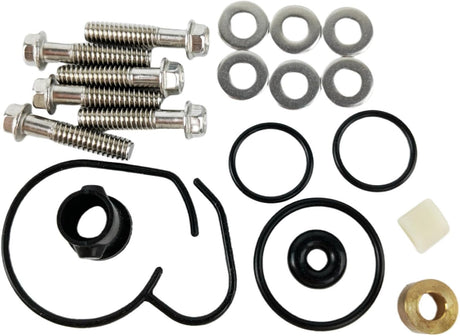 Soxa Marine 393630 Outboard Water Pump Impeller Repair Service Kit 437909 for Johnson Evinrude OMC Outboards 20 25 30 35 HP Boat Motor Engine Replace Sierra 18 - 3382 0393509 0393630 - SOXA Marine