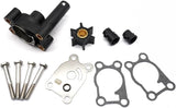 Soxa Marine 396644 Outboard Water Pump Impeller Repair Service Kit for Johnson Evinrude OMC Outboards 4 4.5 5 6 7.5 8 HP Boat Motor Engine Replace Sierra 18 - 4529 765603 389844 - SOXA Marine