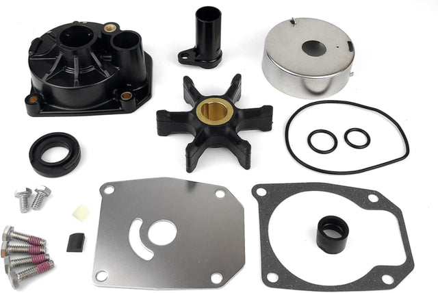 Soxa Marine 432955 Outboard Water Pump Impeller Repair Service Kit for Johnson Evinrude OMC Outboards 60HP 65HP 70HP 75HP Boat Motor Engine Replace Sierra Marine 18 - 3389 0432955 - SOXA Marine