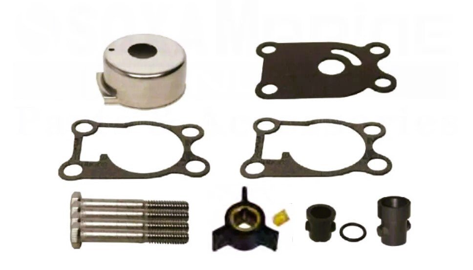 Soxa Marine 436737 Outboard Water Pump Impeller Repair Service Kit for Johnson Evinrude OMC Outboards 4HP E4 BE4 4RDHL Boat Motor Engine Replace 0436737 - SOXA Marine