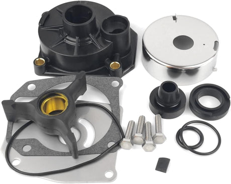 Soxa Marine 438592 Outboard Water Pump Impeller Rebuild Service Kit for Johnson Evinrude OMC Outboards 35 40 48 50 HP Boat Motor Engine Replace Sierra Marine 18 - 3454 0433548 433549 0438592 - SOXA Marine