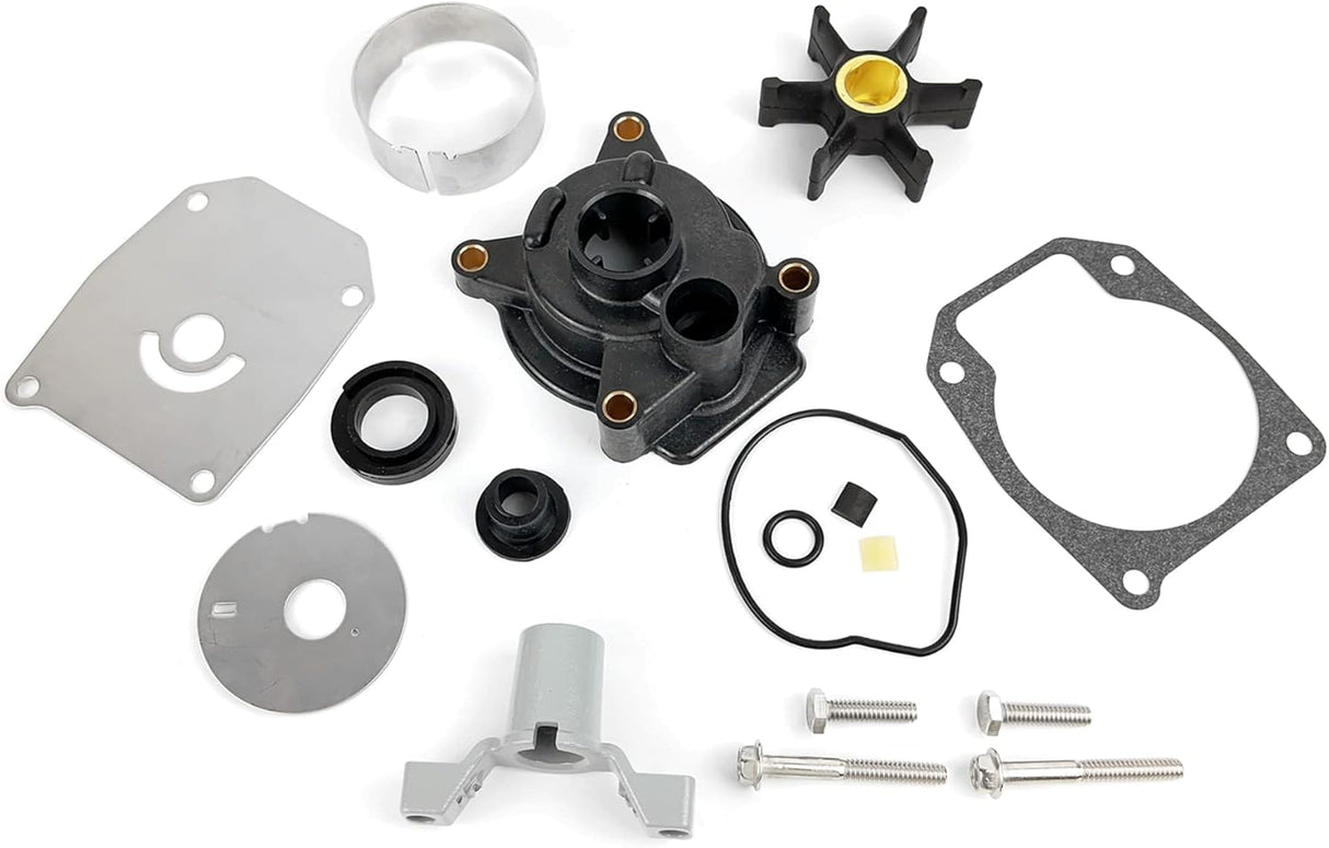Soxa Marine 439077 Outboard Water Pump Impeller Repair Service Kit for Johnson Evinrude OMC Outboards 35 40 45 48 50 55 60 HP Boat Motor Engine Replace Sierra 18 - 3399 396933 396932 - SOXA Marine