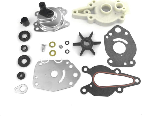 Soxa Marine 46 - 42089A5 46 - 42089A4 Water Pump Impeller Repair Kit for Mercury Mariner 6 8 9.9 10 13.5 15 HP Boat Motor Engine 46 - 42040A1 46 - 42040A3 46 - 42040A5 - SOXA Marine