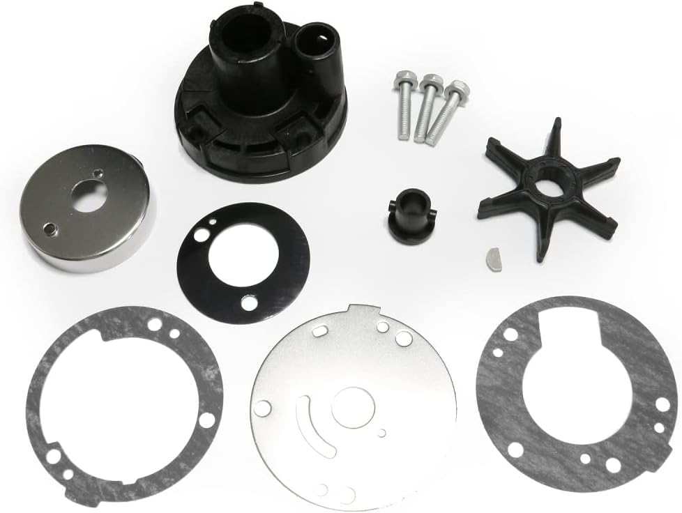 Soxa Marine 46 - 95661T, 46 - 95661M Water Pump Impeller Repair Kit for Mercury Mariner 20 25 30 HP 20C 25C 30A Boat Motor Engine 46 - 42431M, 84829M, 97793M, 97793T, 81242M - SOXA Marine