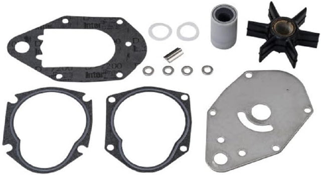 Soxa Marine 47 - 19453Q2 19453Q2 47 - 19453T1 Water Pump Impeller Repair Kit for Mercury Mariner Quicksilver Outboard 30 40 45 50 55 60 70 75 HP Boat Motor Engine 46 - 812966A12, 812966A11, 812966A10 - SOXA Marine