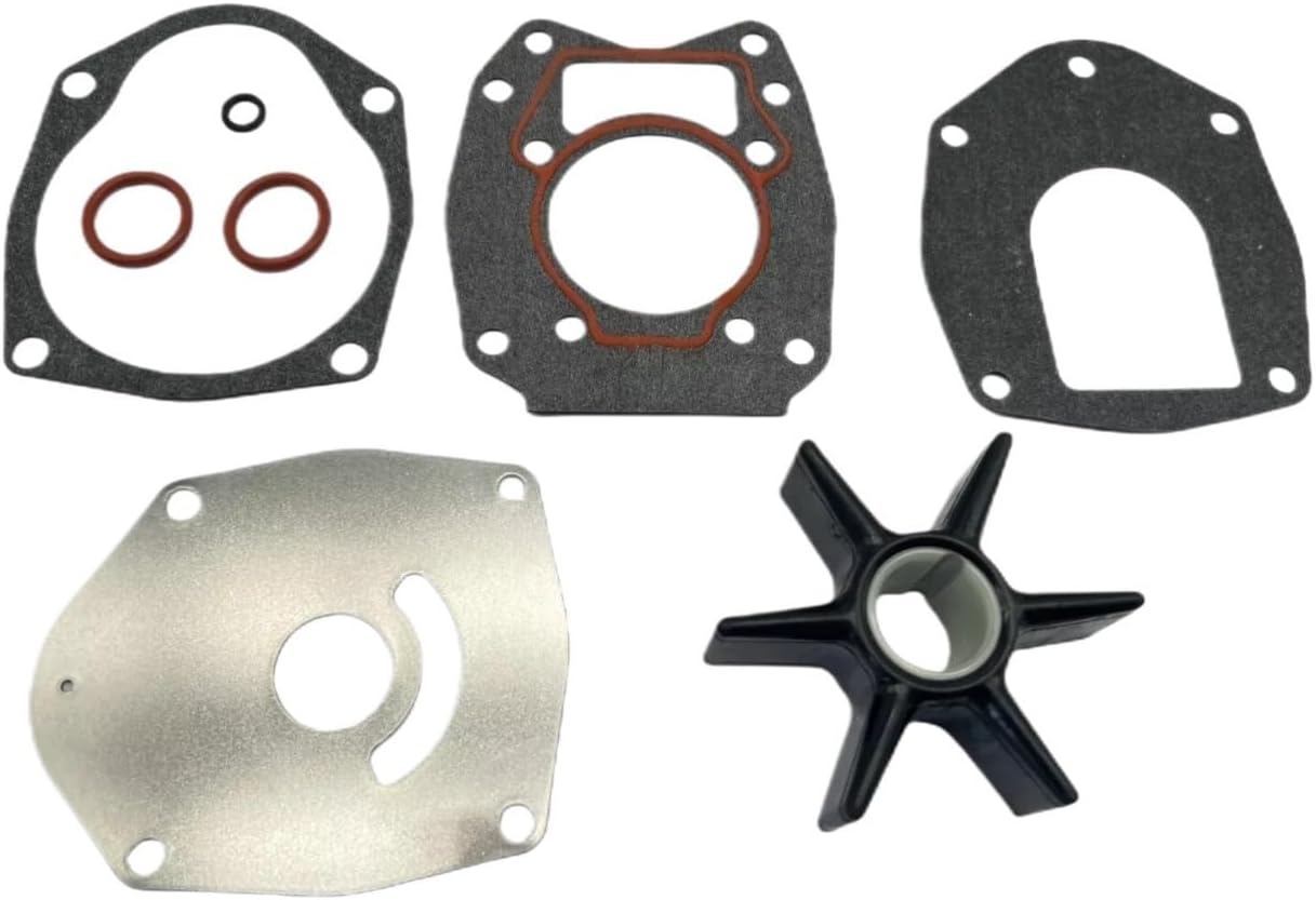 Soxa Marine 47 - 43026Q06 47 - 43026Q5 47 - 43026T6 Water Pump Impeller Repair Kit for Mercury Mariner 40 - 250 HP Boat Motor Engine 47 - 43026T7 47 - 43026T8 - SOXA Marine