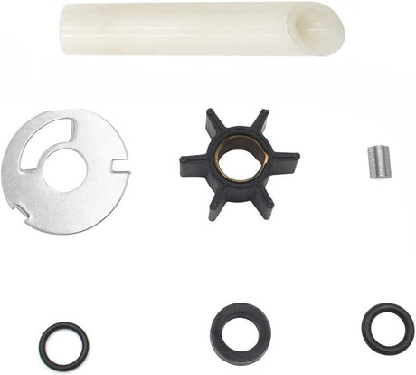 Soxa Marine 47 - 89981Q1 89981Q1 Water Pump Impeller Repair Kit for Mercury Mariner 4 4.5 6 7.5 9.8 HP Boat Motor Engine 47 - 89981T2 89981T1 - SOXA Marine