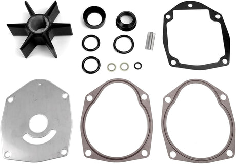 Soxa Marine 47 - 8M0100526 47 - 8M0100527 Water Pump Impeller Repair Kit for Mercury Mariner 40 - 250 HP Boat Motor Engine 47 - 43026Q06 47 - 43026Q5 47 - 43026T6 - SOXA Marine