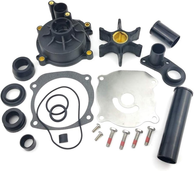 Soxa Marine 5001595 Outboard Water Pump Impeller Repair Service Kit for Johnson Evinrude OMC Outboards 75 - 250 HP V4 V6 V8 Boat Motor Engine Replace Sierra Marine 18 - 3315 - 2 - SOXA Marine