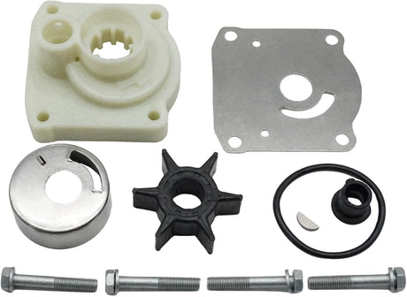 Soxa Marine 61N - W0078 - 11 61N - W0078 - 10 Water Pump Impeller Service Kit for Yamaha Outboards 4 Stroke 25HP F25 A/B 2 Stroke 30 HP C30 Boat Motor Engine 69P - W0078 - 00, 69P - W0078 - 01, 69P - W0078 - 02 - SOXA Marine