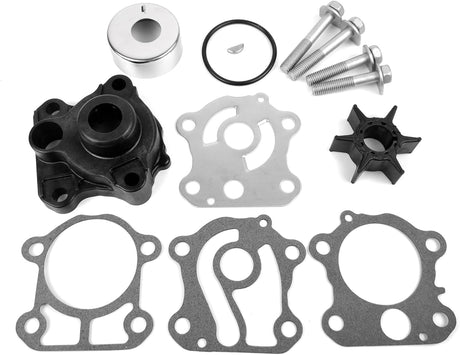 Soxa Marine 663 - W0078 - 00, 670 - W0078 - A0 Water Pump Impeller Rebuild Service Kit for Yamaha Outboards 2 Stroke 55 HP C55 1991 - 1995 Year 55ED 55ET Boat Motor Engine - SOXA Marine