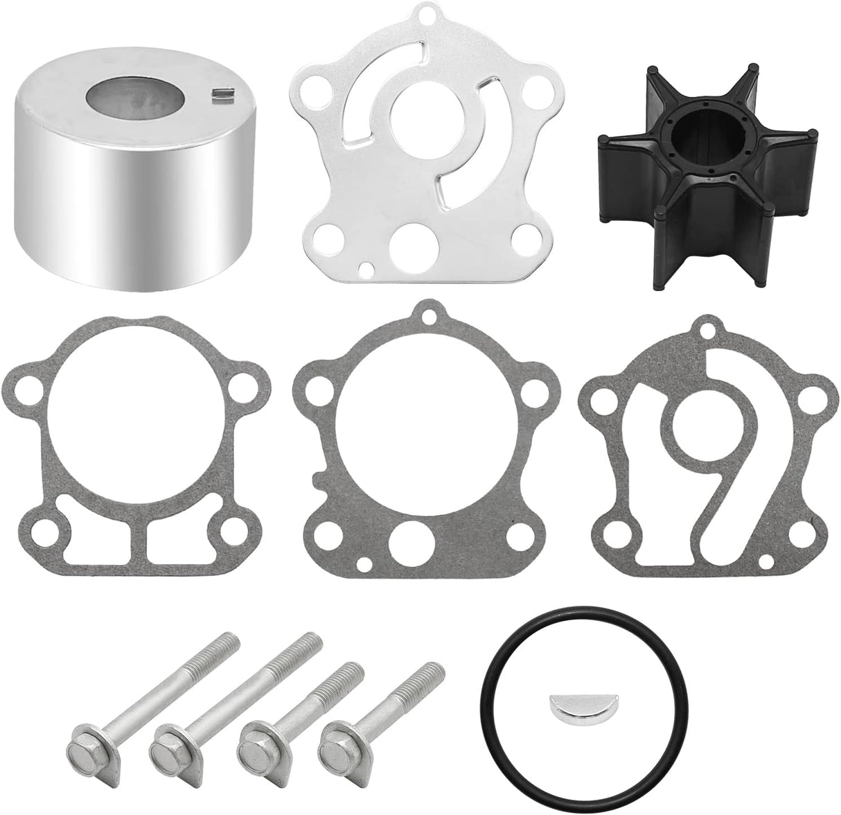 Soxa Marine 67F - W0078 - 01, 67F - W0078 - 00 Water Pump Impeller Service Kit for Yamaha Outboards 4 Stroke 75 80 90 100 HP Boat Motor Engine 67F - W0078 - 02, 67F - W0078 - 03 - SOXA Marine