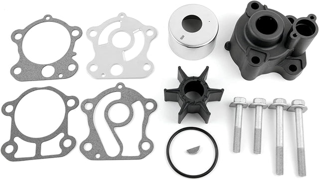Soxa Marine 692 - W0078 - 01, 692 - W0078 - 02 Water Pump Impeller Rebuild Service Kit for Yamaha Outboards 2 - Stroke 60 70 75 80 85 90 HP Boat Motor Engine 692 - W0078 - A2, 69D - W0078 - 00 - SOXA Marine