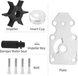 Soxa Marine 69G - W0078 - 01, 69G - W0078 - 00 Water Pump Impeller Service Kit for Yamaha Outboards 4 Stroke 8 9.9 HP Boat Motor Engine 69G - W0078 - 02, 69G - W0078 - 03 - SOXA Marine