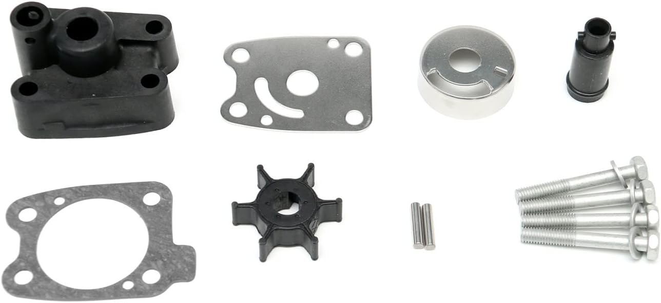 Soxa Marine 6BX - WG078 - 00 Water Pump Impeller Repair Kit for Yamaha Outboards 4 Stroke 4 5 6 HP F4 F5 F6 Boat Motor Engine 6EE - W0078 - 01 - 00 6EEW00780100 6EE - W0078 - 01 - SOXA Marine