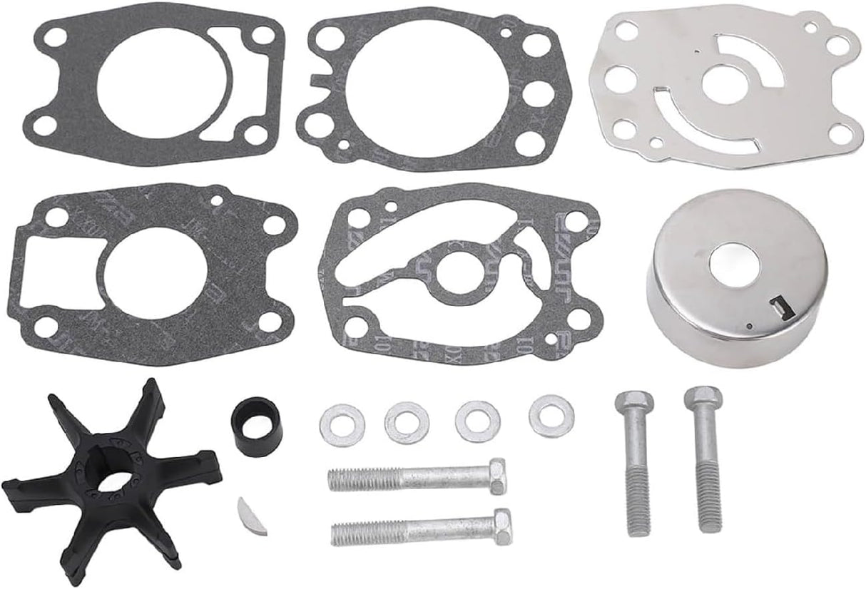 Soxa Marine 6F5 - W0078 - 00, 6F5 - W0078 - A0 Water Pump Impeller Service Kit for Yamaha Outboards 2 - Stroke 40 HP Boat Motor Engine 679 - W0078 - 00, 679 - W0078 - 01, 679 - W0078 - A1, 679 - W0078 - A0 - SOXA Marine