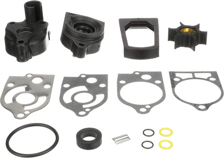 Soxa Marine 77177A3 46 - 77177A3 Water Pump Impeller Repair Kit for Mercury Mariner 30 35 40 45 50 60 65 70 HP Boat Motor Engine 46 - 77177A 3 46 - 73640A2 - SOXA Marine