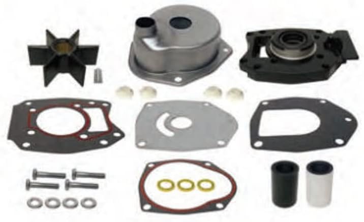 Soxa Marine 8M0113799 Water Pump Impeller Repair Kit for Mercury Mariner 40 45 50 60 65 70 75 80 90 125 HP Boat Motor Engine 46 - 43024A09 46 - 43024A7 - SOXA Marine