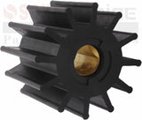 Water Pump Impeller 17370 - 0001 for Jabsco Flexible Impeller Pumps 18200 - 0000 18200 - 0002 18760 - 0001 18760 - 0002 - SOXA Marine