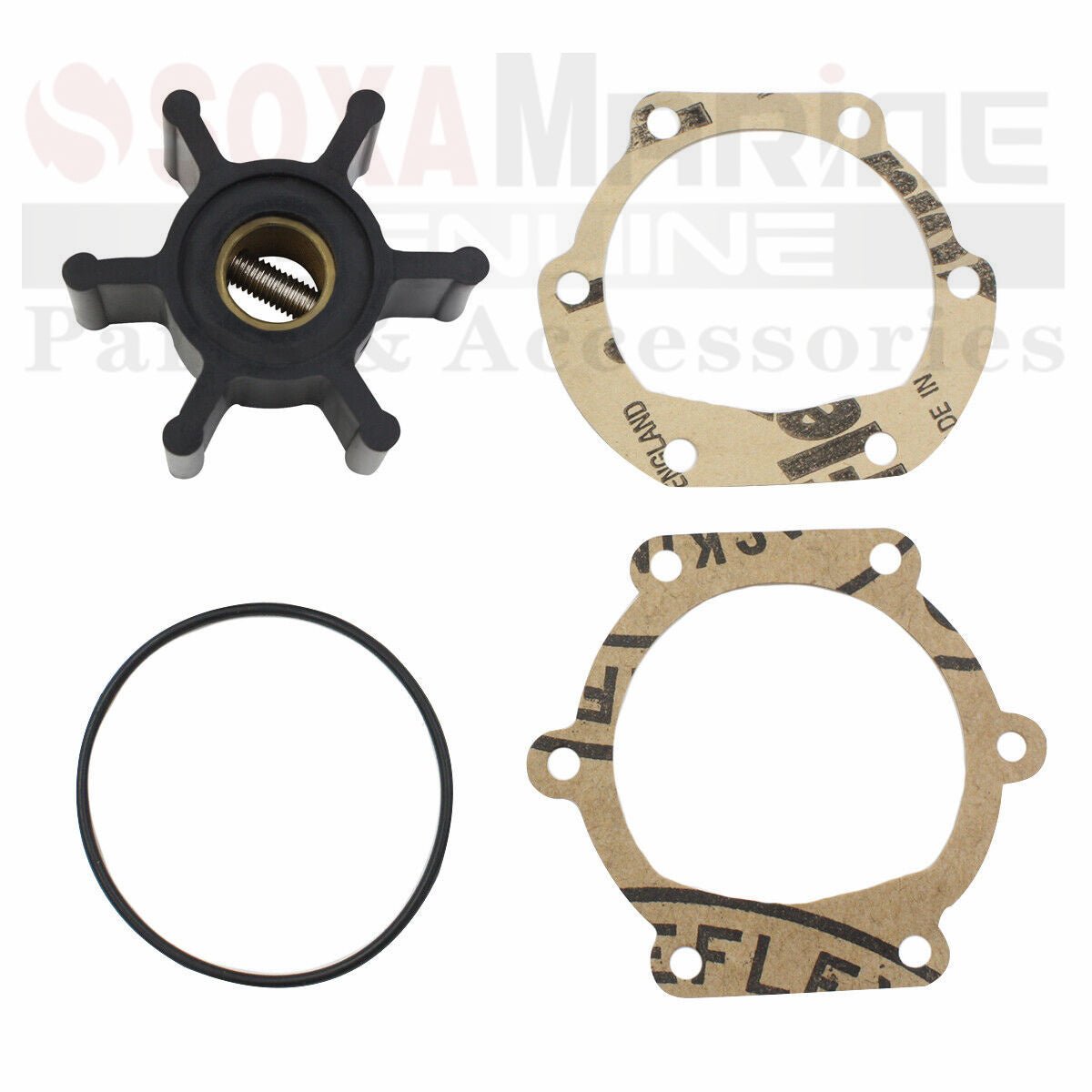 Water Pump Impeller 7051 - 01 for JMP Flexible Impeller Pumps JPR - VP0010DA JPR - VP0010DB - SOXA Marine
