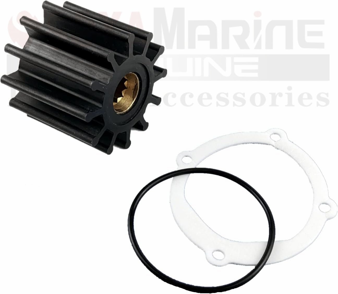Water Pump Impeller 7136 - 01 for JMP Flexible Impeller Pumps JPR - VP0030DB JPR - YM06LPA JPR - YM06LPB - SOXA Marine