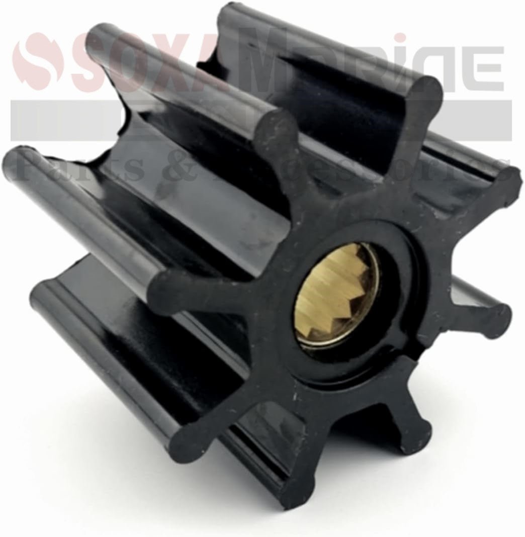 Water Pump Impeller 7400 - 01 for JMP Flexible Impeller Pumps JPR - M25IP JPR - 25UP JPR - D2500 JPR - D2505 - SOXA Marine