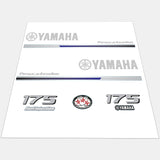 Yamaha Marine 175 HP Outboards Motor Top Cowl Cove Decal Sticker Kit - SOXA Marine