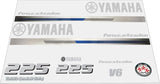 Yamaha Marine 225 HP Outboards Motor Top Cowl Cove Decal Sticker Kit - SOXA Marine