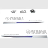 Yamaha Marine 40 HP Outboards Motor Top Cowl Cove Decal Sticker Kit - SOXA Marine