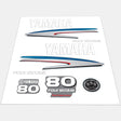 Yamaha Marine 80 HP Outboards Motor Top Cowl Cove Decal Sticker Kit - SOXA Marine
